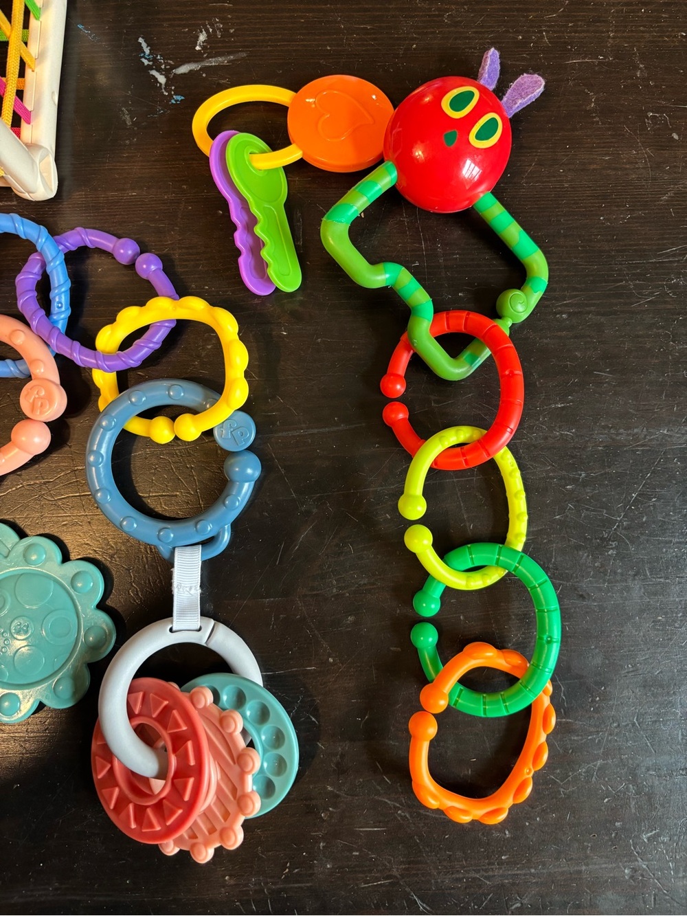 Colorful Baby Teething & Rattle Toy Set - Multicolor - Picture 2 of 5